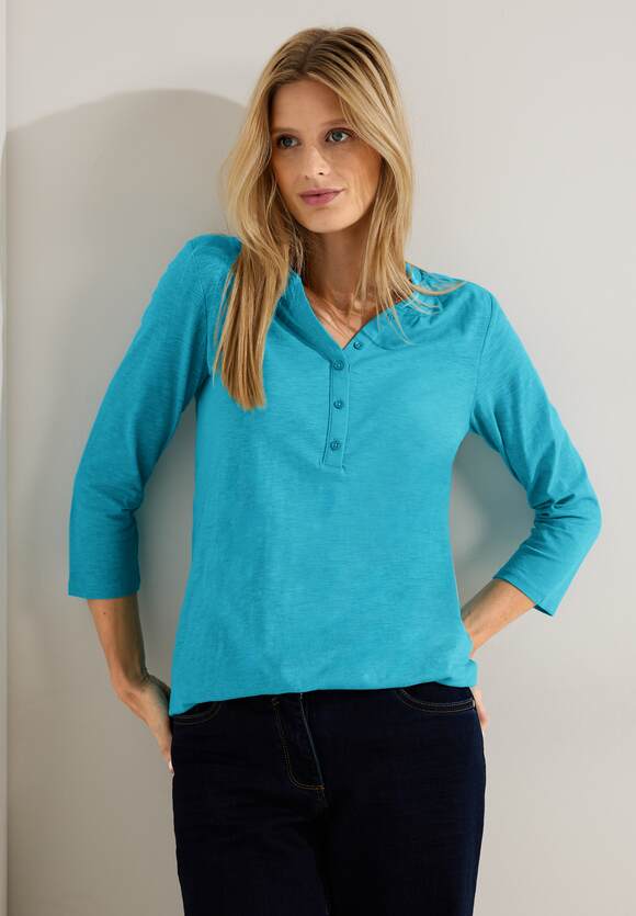 CECIL Shirt im Tunika Style Damen - Pool Aqua Blue | CECIL Online-Shop