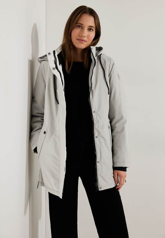 Melange CECIL | Mantel in Grey Damen CECIL Online-Shop Melange - Optik