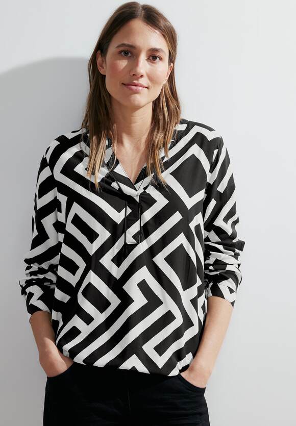 CECIL Online-Shop Bluse Black - | Damen CECIL mit Print