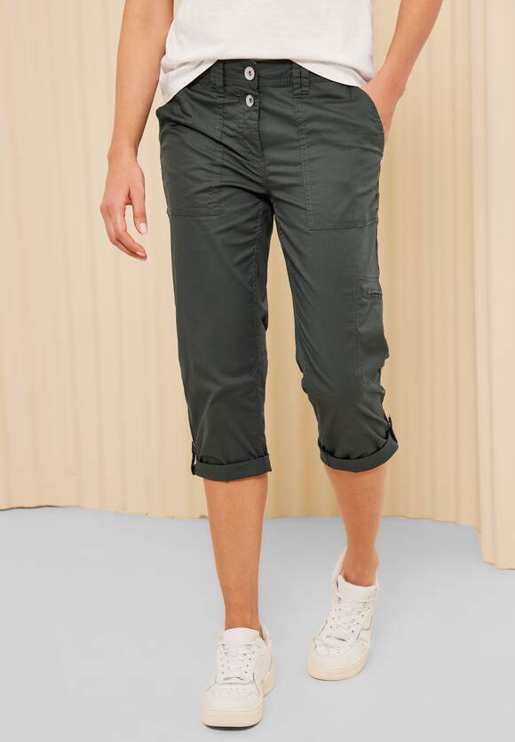 CECIL Casual Fit Papertouch Hose - Khaki New - | Online-Shop Damen York Easy CECIL Style