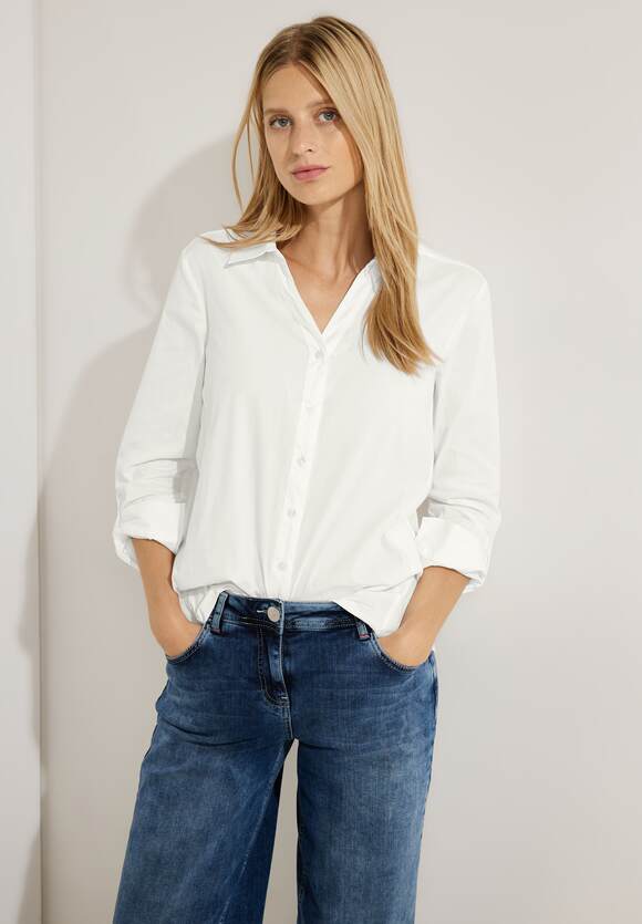 - Materialmix Online-Shop CECIL CECIL Vanilla Bluse Damen White |