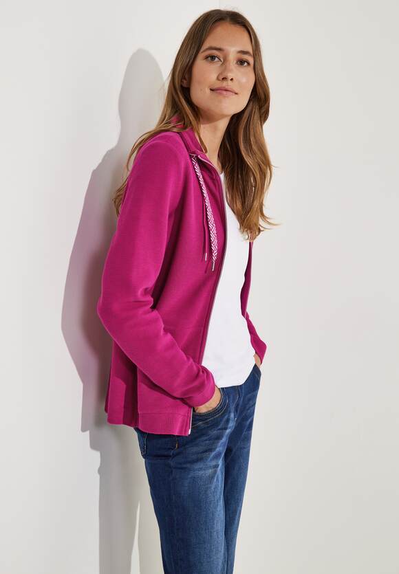 CECIL Shirtjacke mit Struktur Damen Pink CECIL | Cool Online-Shop 