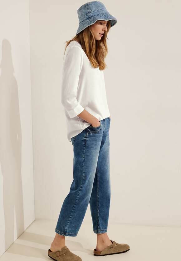 CECIL Viskose Bluse in Vanilla White - Unifarbe Online-Shop | Damen CECIL