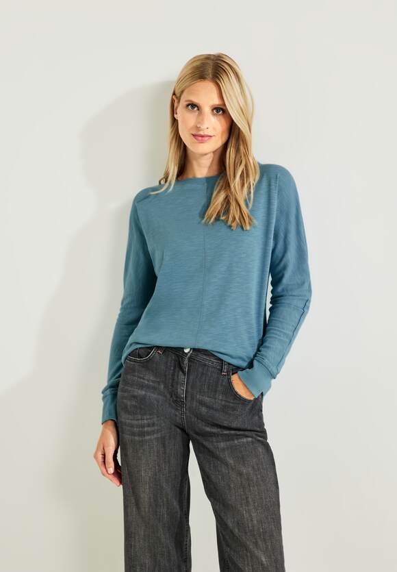 CECIL Basic Shirt Damen - Adriatic Blue | CECIL Online-Shop
