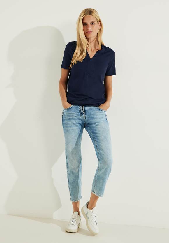 CECIL Shirt Damen | Online-Shop in CECIL Night Unifarbe - Blue Sky