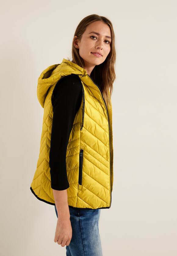 CECIL Steppweste Damen - Sulphur Yellow Online-Shop CECIL 