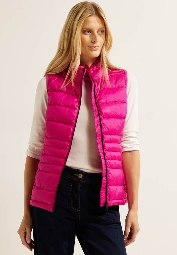 Bright Damen Online-Shop Pink - CECIL Steppweste CECIL |