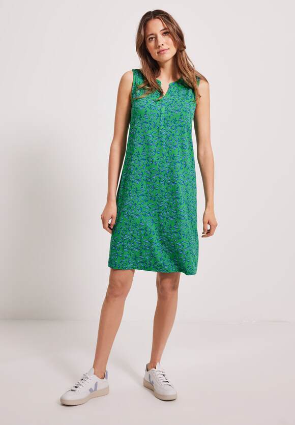 Online-Shop | Green CECIL CECIL Jersey Damen Fresh - Minimalprint Kleid