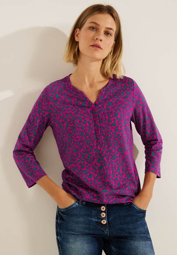Pink CECIL Cool - Minimalprint mit Online-Shop CECIL Damen Shirt |