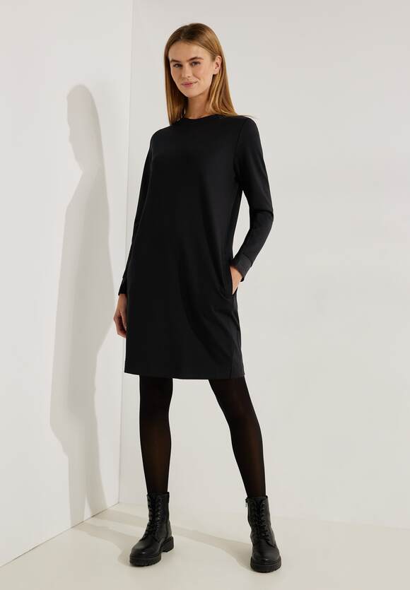 CECIL Knielanges Jersey Kleid Damen - Black | CECIL Online-Shop | Sommerkleider