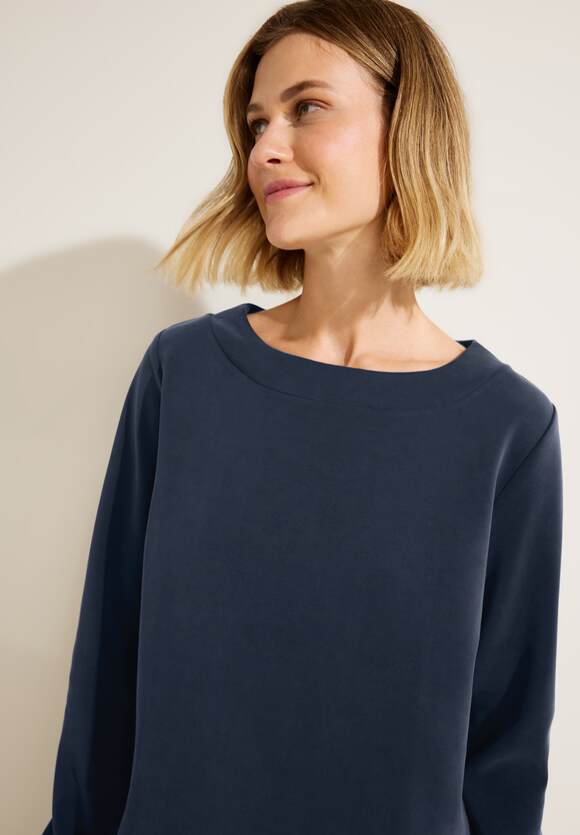 CECIL Modal Sky Sweatshirt CECIL - Online-Shop | Blue Damen Night