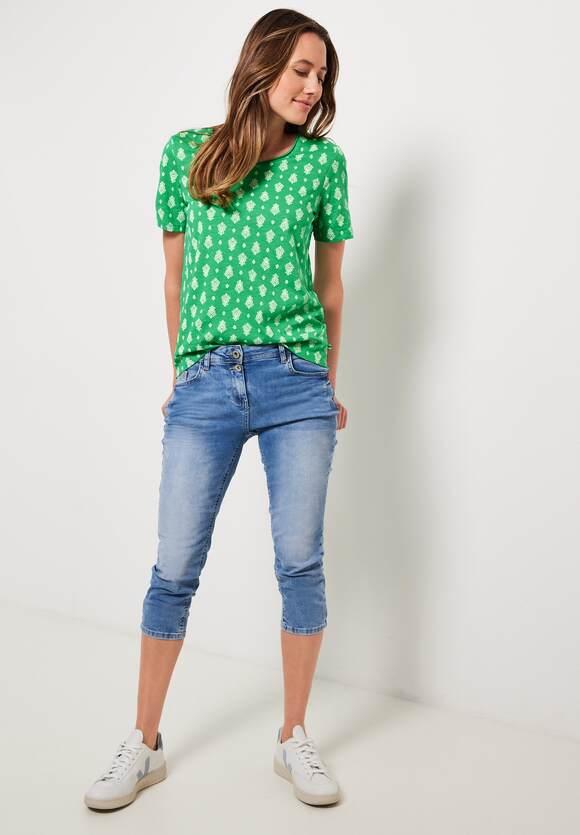 Fresh Shirt - Green Basic Online-Shop CECIL CECIL Print | Damen