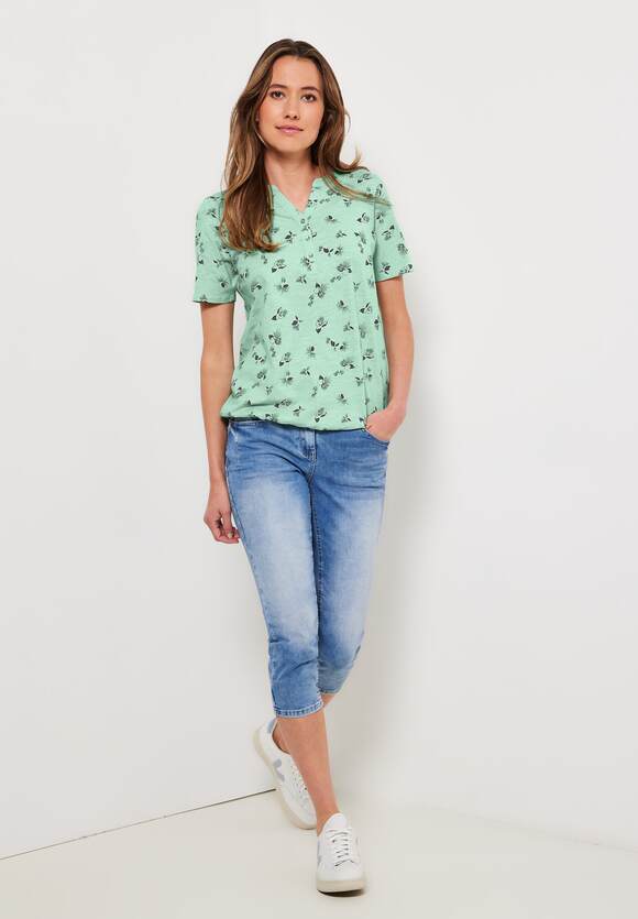 CECIL Shirt im Green | - CECIL Fresh Damen Salvia Online-Shop Tunikastyle