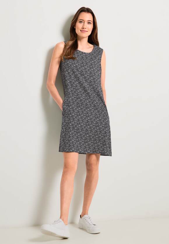 CECIL Minimalmuster Kleid Damen CECIL Online-Shop Grey Carbon | 