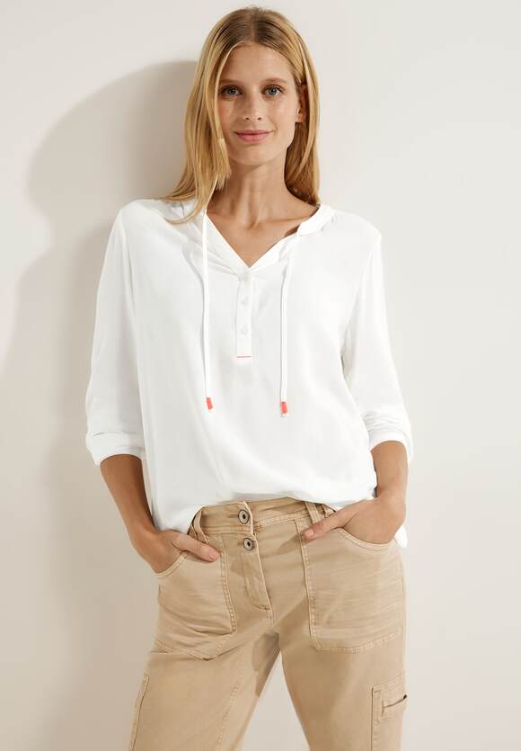 CECIL Bluse in Tunikastyle Damen - Vanilla White | CECIL Online-Shop