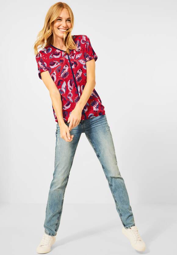 CECIL T-Shirt im Printmix | Red - Damen Hot Online-Shop CECIL