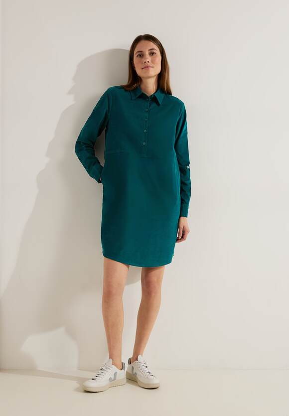 Green CECIL Online-Shop | - Damen CECIL Lake Deep Kleid Babycord