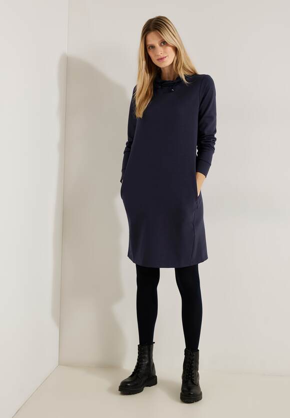 CECIL Kleid mit Volumenkragen Damen - Night Sky Blue | CECIL Online-Shop