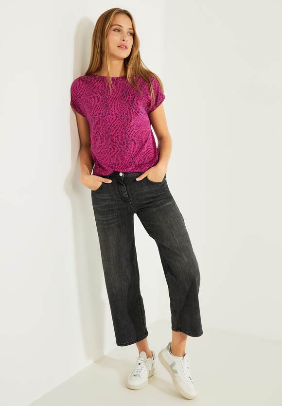 CECIL T-Shirt | Punkteprint Cool mit - CECIL Damen Pink Online-Shop
