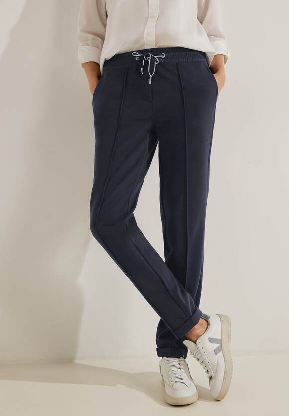 Joggpants - Style Blue Night Tracey Damen Fit - CECIL Online-Shop | CECIL Sky Casual
