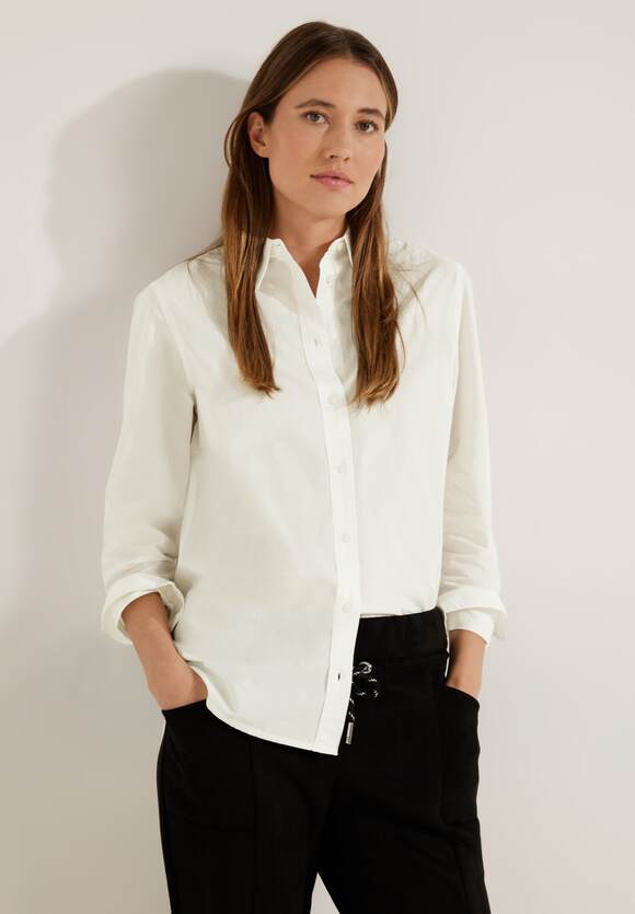 CECIL Lange Bluse aus Baumwolle Damen - Vanilla White | CECIL Online-Shop