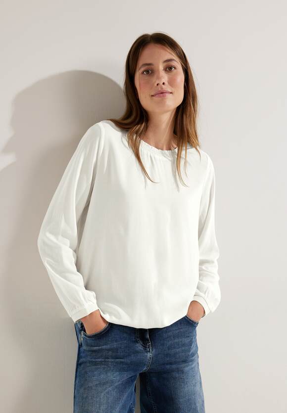 CECIL Online-Shop | Vanilla - Viskose CECIL Bluse White Damen