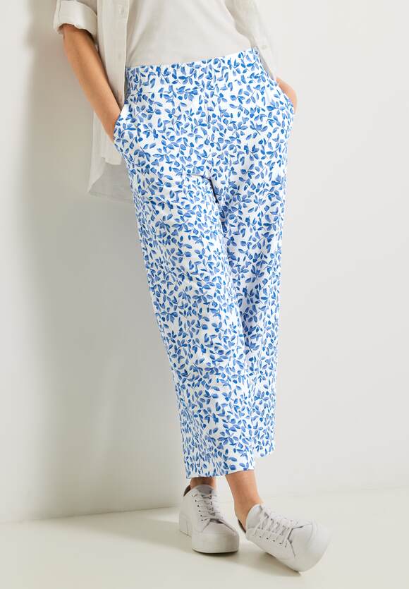CECIL Casual Fit Printhose Damen - Style Neele - Vanilla White | CECIL  Online-Shop