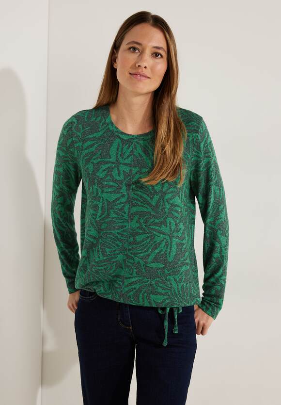 CECIL Langarmshirt mit Print Damen Easy | - CECIL Green Online-Shop