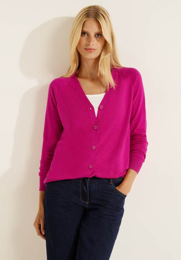 Pink | Online-Shop mit Cool Knopfleiste Cardigan CECIL - CECIL Damen