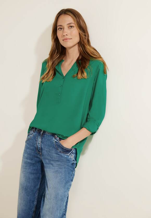 Bluse - Easy in Online-Shop Green Unifarbe Damen CECIL | CECIL