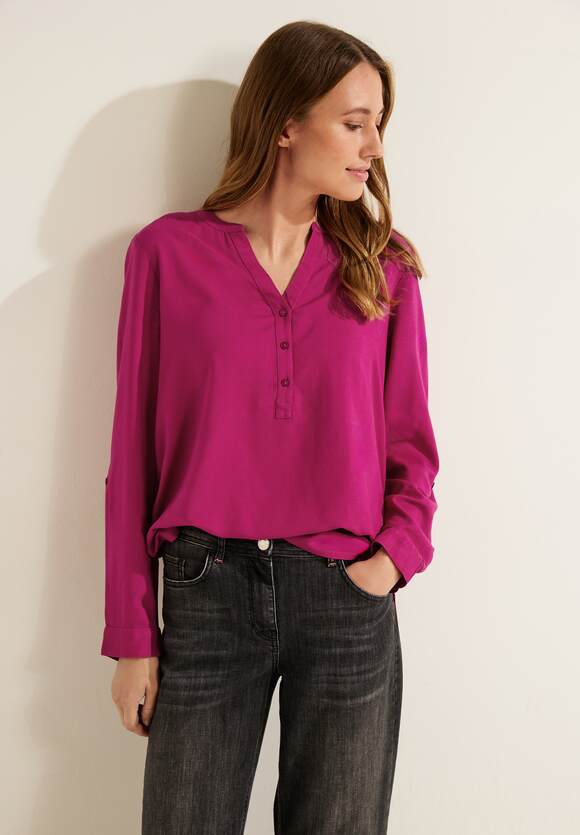 CECIL Bluse in Unifarbe Online-Shop | Pink CECIL Cool - Damen