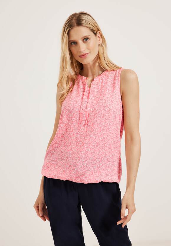 CECIL Minimalprint Bluse Damen - Online-Shop Soft Pink | CECIL
