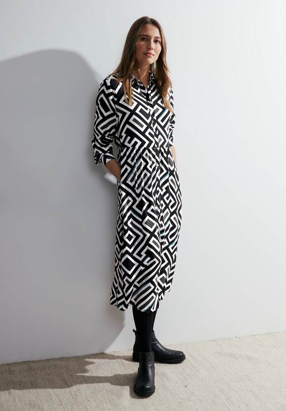 Maxi | White Online-Shop Damen - Kleid CECIL Vanilla CECIL Multicolor