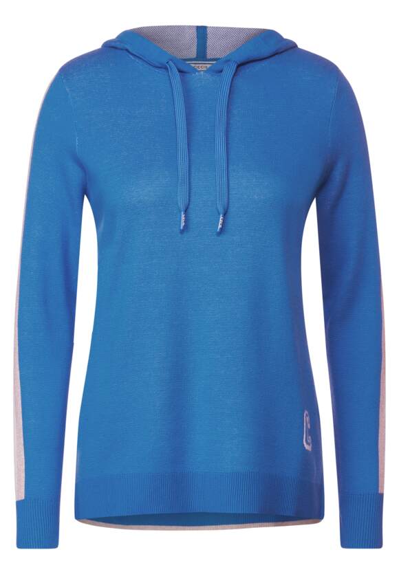 CECIL Jacquard Damen Dynamic Blue | College Pullover - CECIL Online-Shop