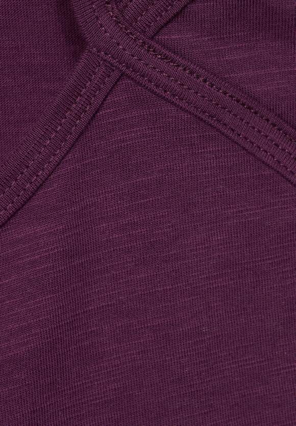 Unifarbe Shirt - Online-Shop Basic CECIL | Berry in Damen CECIL Deep