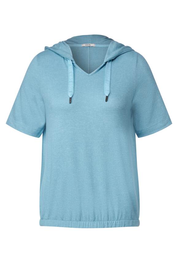 - | CECIL Damen Kapuzenshirt CECIL Blue in Reef Melange Online-Shop Melange