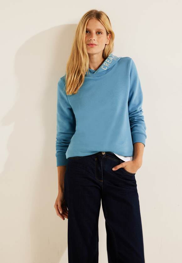 CECIL Sweatshirt Adriatic - Blue Damen mit Printdetail CECIL Online-Shop 