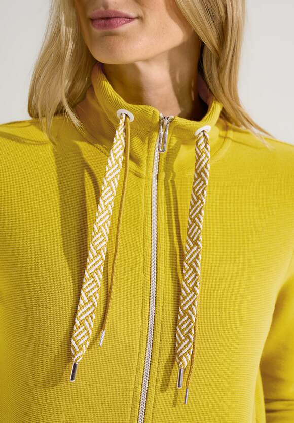 CECIL Shirtjacke mit Struktur Damen Yellow Golden Online-Shop CECIL | 