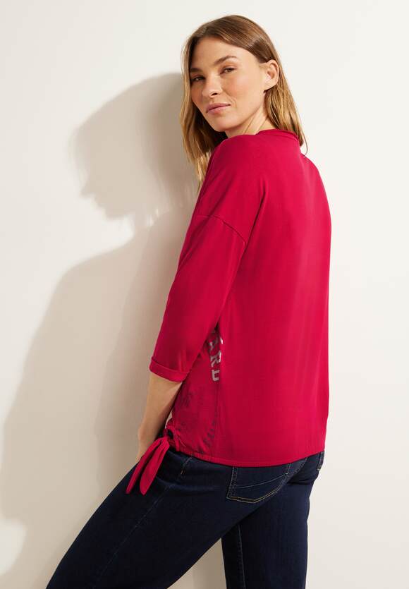 CECIL T-Shirt mit Fotoprint für Damen in Rot | CECIL