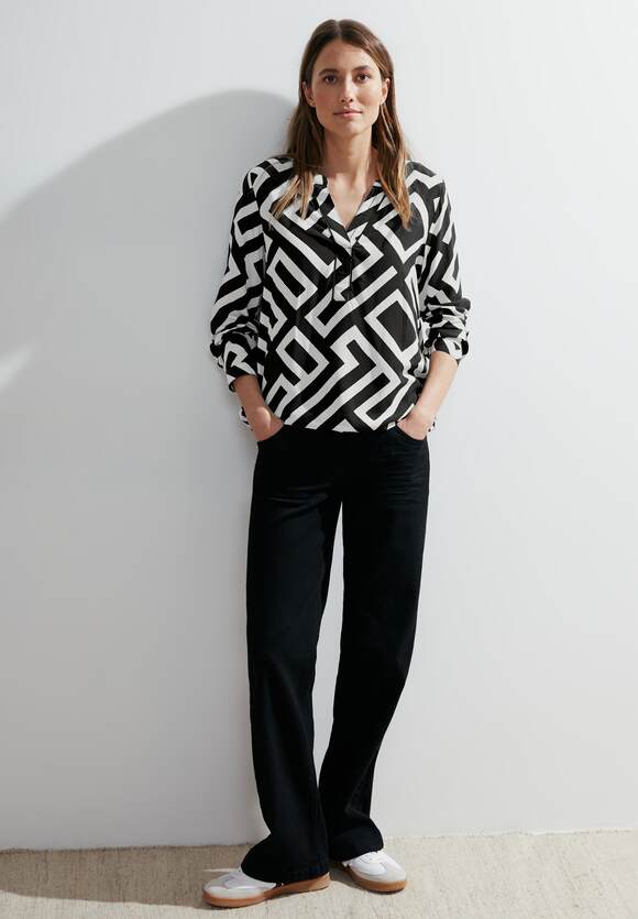 CECIL Bluse mit Print Damen - Black | CECIL Online-Shop