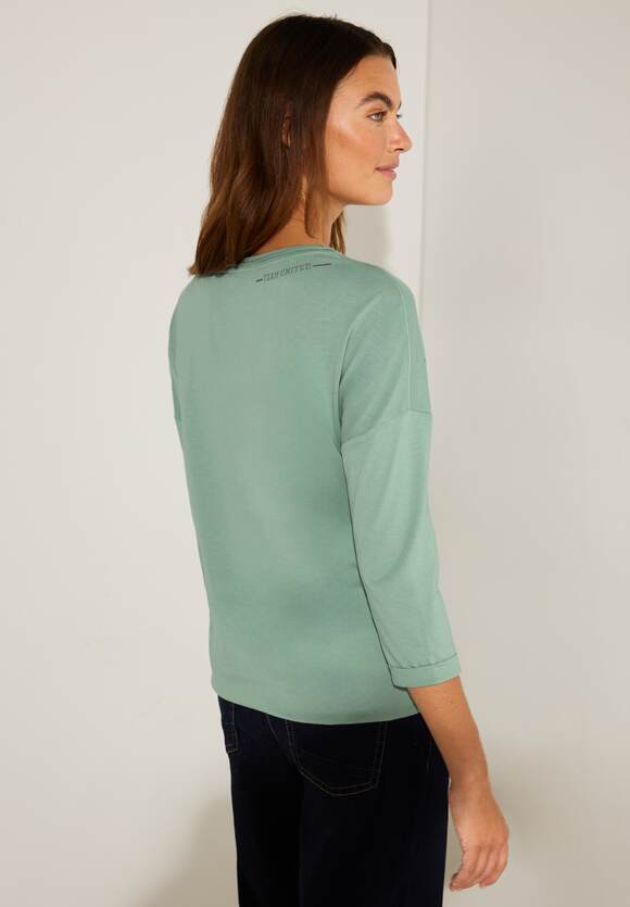 CECIL T-Shirt Sage Clear CECIL Damen Green mit - Fotoprint | Online-Shop