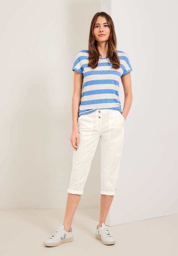 CECIL Casual Fit Damen Online-Shop York | Hose - Papertouch White - Style New Vanilla CECIL