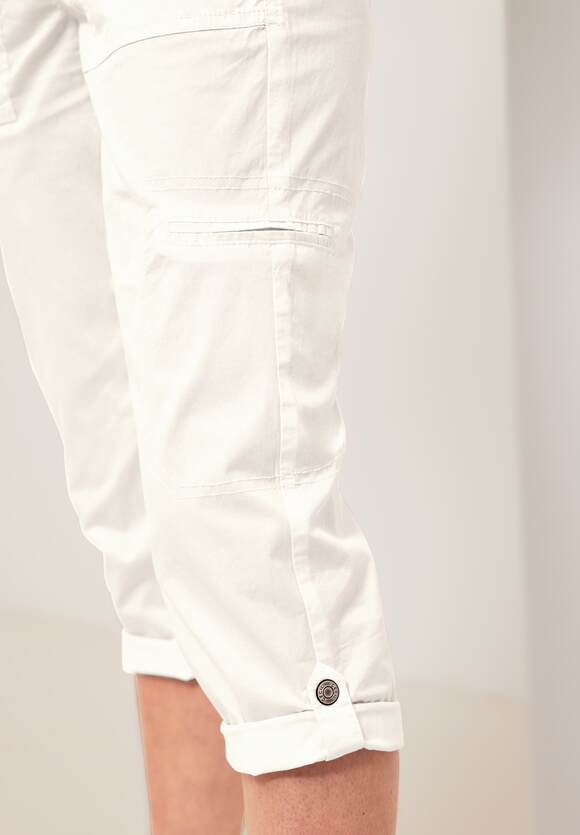- Vanilla Fit Online-Shop CECIL Papertouch York - New CECIL Style Casual Hose Damen | White