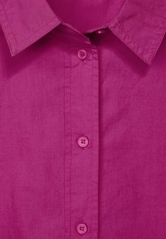 CECIL Unifarbene Baumwollbluse Damen - Cool Pink | CECIL Online-Shop