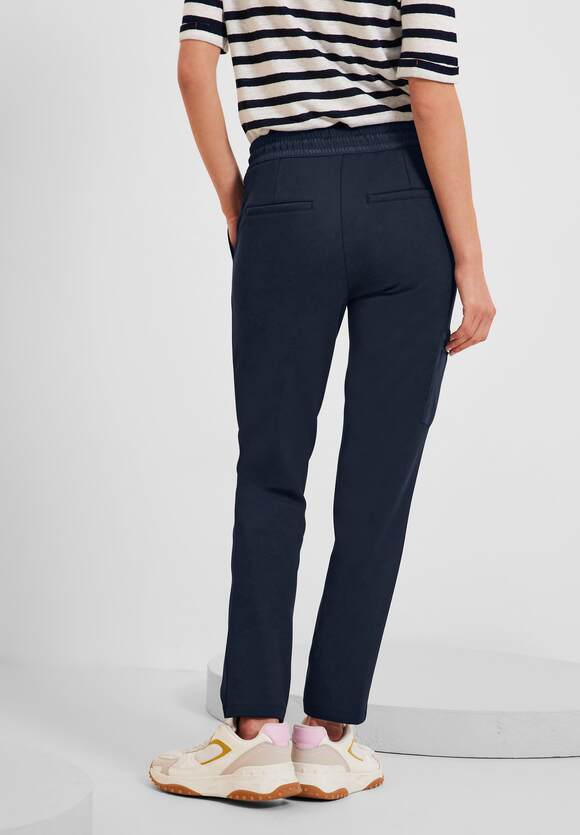 Online-Shop | Tracey Jerseyhose Damen - CECIL Casual - Fit Deep Blue CECIL Style