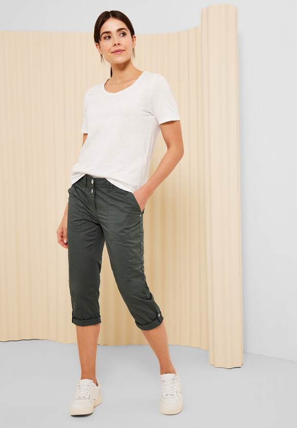 Papertouch Fit Easy CECIL - Khaki Hose Damen - New Style | Casual CECIL Online-Shop York