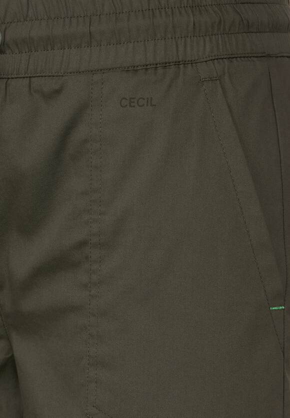 Online-Shop Khaki Shorts | Casual Fit CECIL Tracey Style CECIL Sporty - - Damen