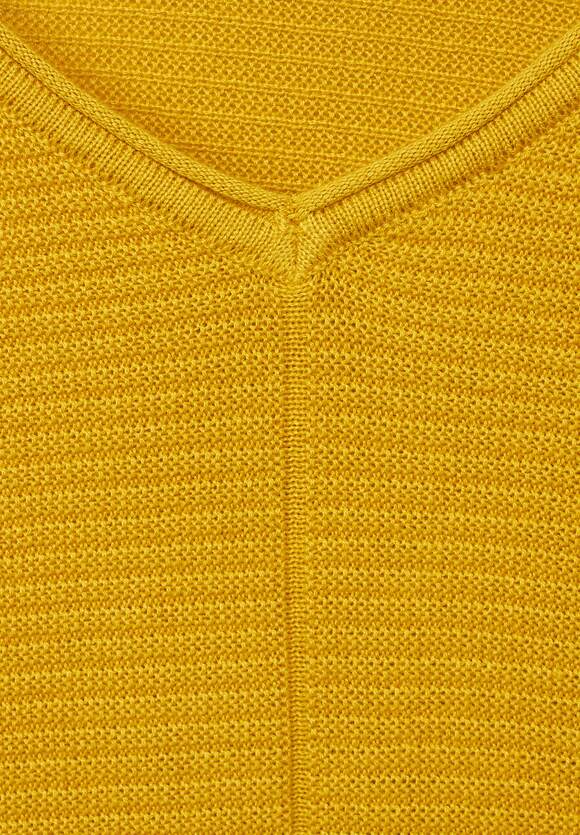 Dolmanärmel - | Online-Shop Yellow CECIL Pullover mit Damen Golden CECIL