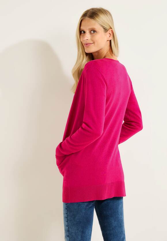 Cardigan | Online-Shop - CECIL CECIL Cool Pink Basic Offener Damen