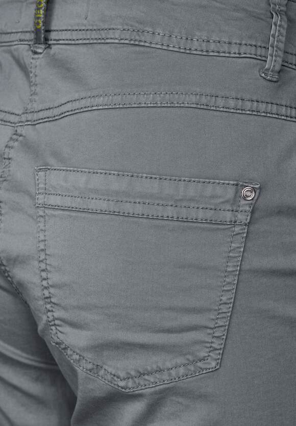 CECIL Loose Fit Hose mit Light Grey Graphite - - | Online-Shop Scarlett Damen Stretch Style CECIL